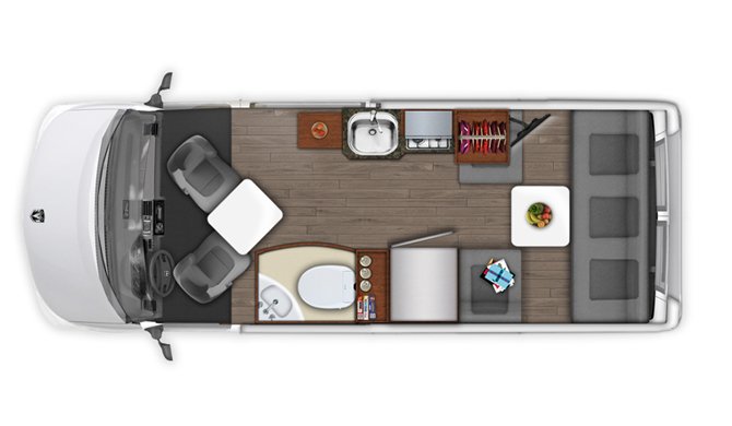 Apollo Tourer Amerika floorplan day