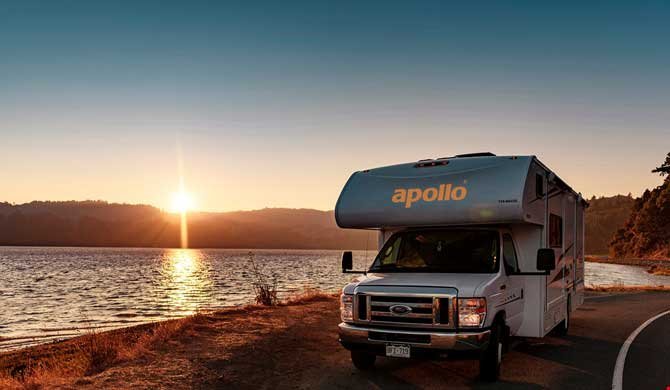 Reis met de camper door Amerika met de Apollo USA Sunrise Escape