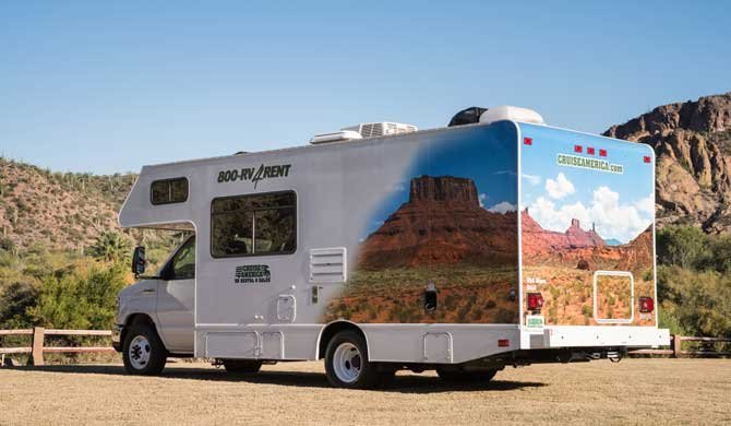 Op camperreis in de Cruise America/Canada C25 camper