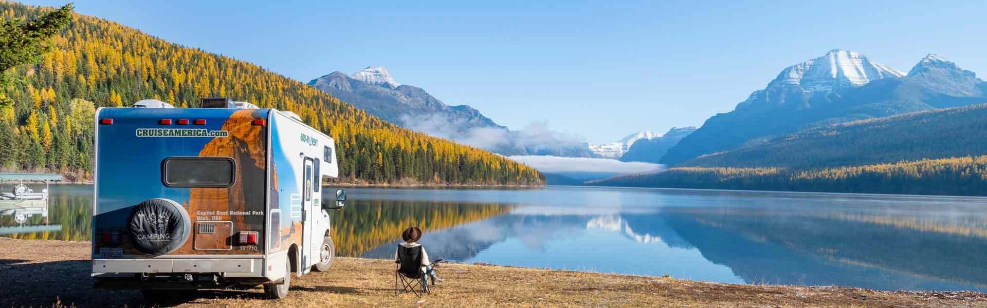 Maak een camperreis door Amerika met een wegbreng camper van Cruise America