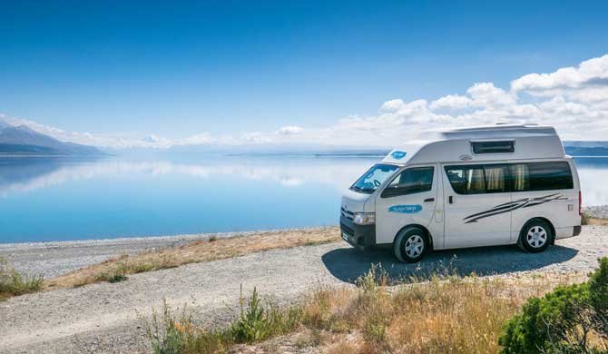 Op camperreis door Nieuw-Zeeland in de Cheapa Campa Hitop camper