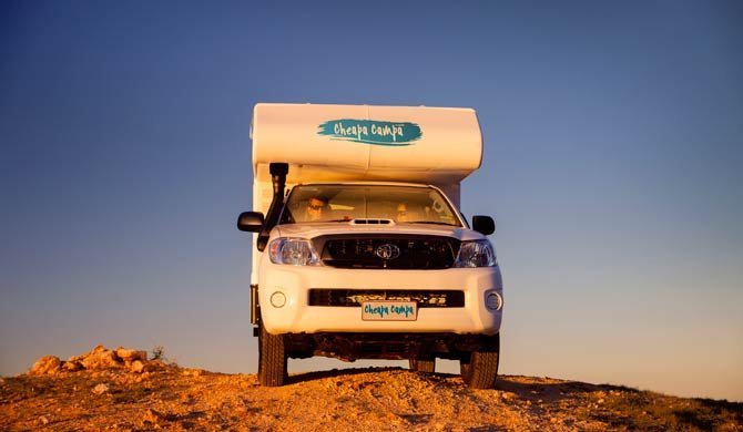 Op camperreis door Australië in de stoere Cheapa Campa 4Wheel Drive camper