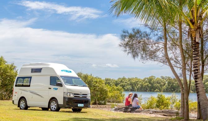 Op camperreis door Australië in de Cheapa Campa Hitop camper