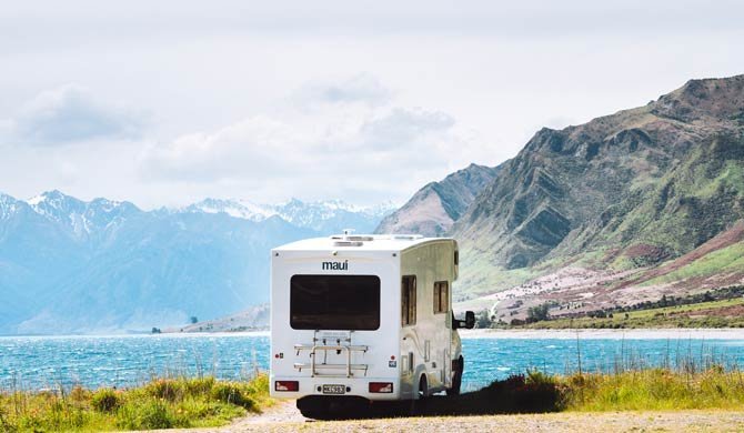 Ga op camperreis door Nieuw-Zeeland in de Maui River camper