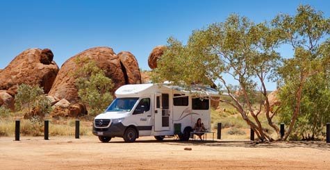 Ga op camperreis door Australië in de Maui Cascade camper