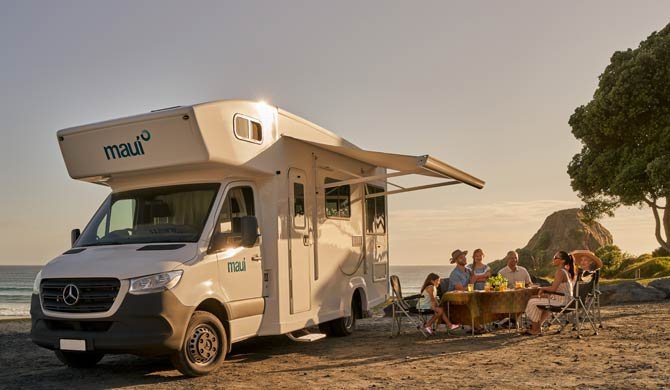 Ga op camperreis door Australië in de Maui River camper