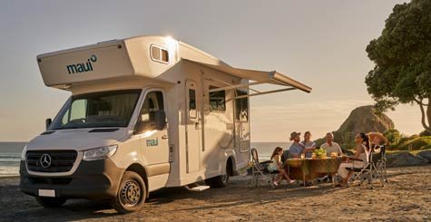 Ga op camperreis door Australië in de Maui River camper