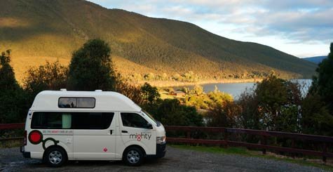 Ga op camperreis door Nieuw-Zeeland in de Mighty Highball camper