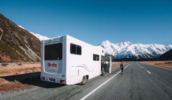 Ga op camperreis door Nieuw-Zeeland in de Britz Explorer camper