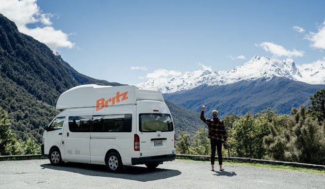 Ga op camperreis door Nieuw-Zeeland in de Britz HiTop camper