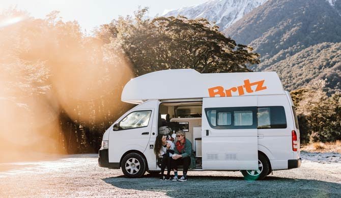 Ga op camperreis door Nieuw-Zeeland in de Britz Voyager camper