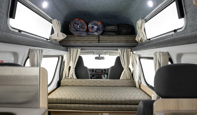 De compacte Hippie Endeavour camper