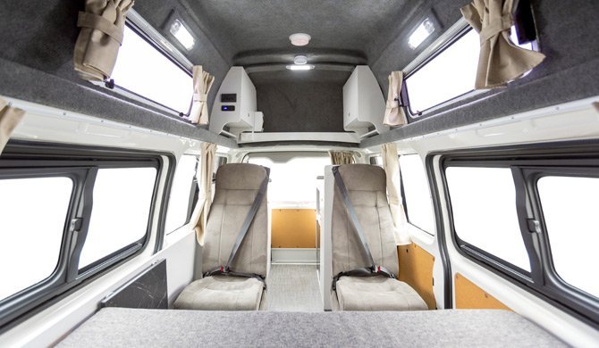 De compacte Hippie Endeavour camper