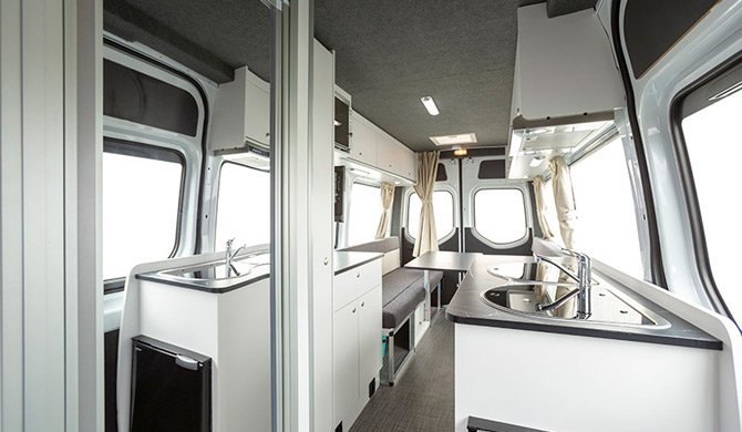 Het interieur van de Cheapa Campa 2Berth