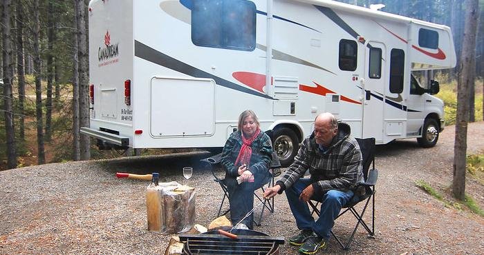Camping in the woods Canadream