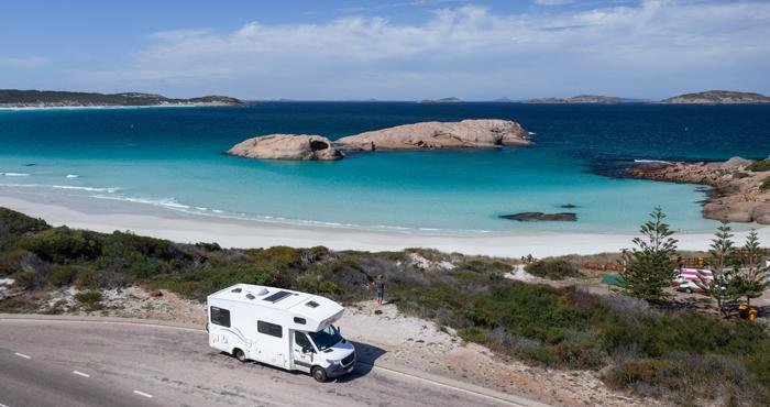 Ga op camperreis door Australië met een camper van Britz, Maui of Mighty