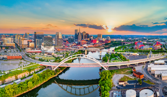 Ontdek Nashville tijdens een camperreis door de Deep South vanuit Atlanta