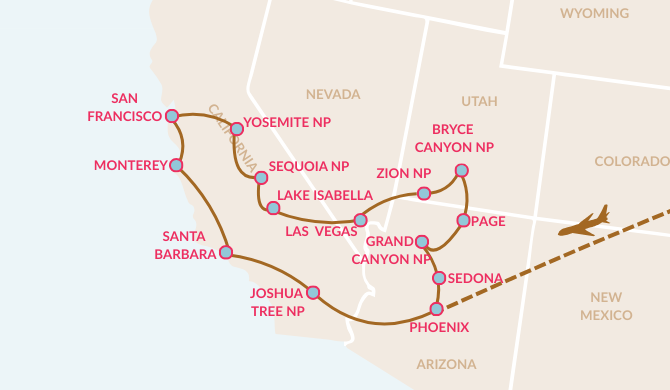 kaartje-camperreis-het-beste-van-het-westen-vanuit-phoenix kaartje-camperreis-het-beste-van-het-westen-vanuit-phoenix