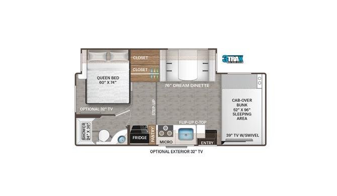 Plattegrond 3 van de Fraserway Run of Fleet 