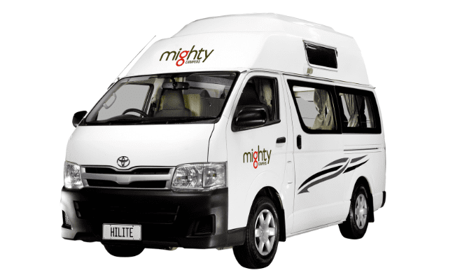 Ga op camperreis door Nieuw Zeeland in de HiLITE camper van Mighty LITE