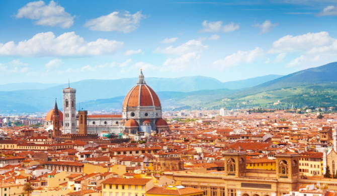 Bezoek Florence tijdens een camperreis door Italië vanuit Milaan.