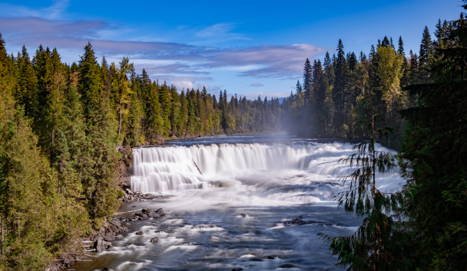 Bezoek Wells Gray Provincial Park tijdens een camperreis door West-Canada vanuit Calgary