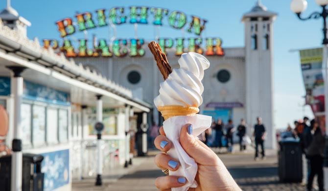 Breng een bezoek aan de Pier van Brighton tijdens je camperreis door Zuid-Engeland