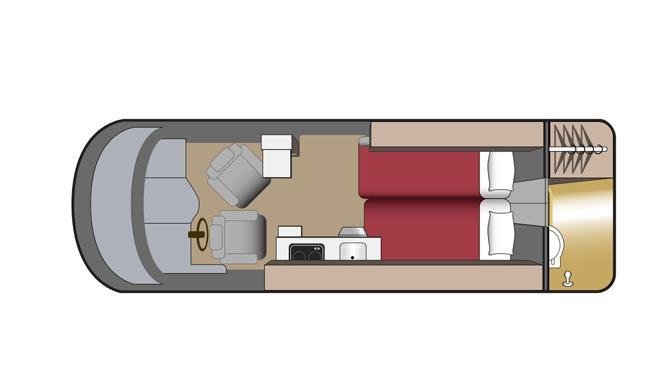 De plattegrond van de Fraserway Van Conversion
