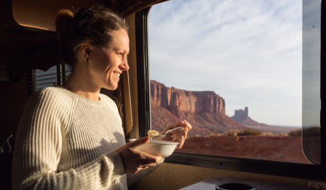 Geniet van het uitzicht tijdens je camperreis door Amerika