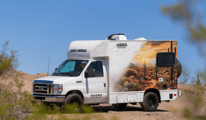 Op camperreis in de Cruise AmericaCanada C18 camper