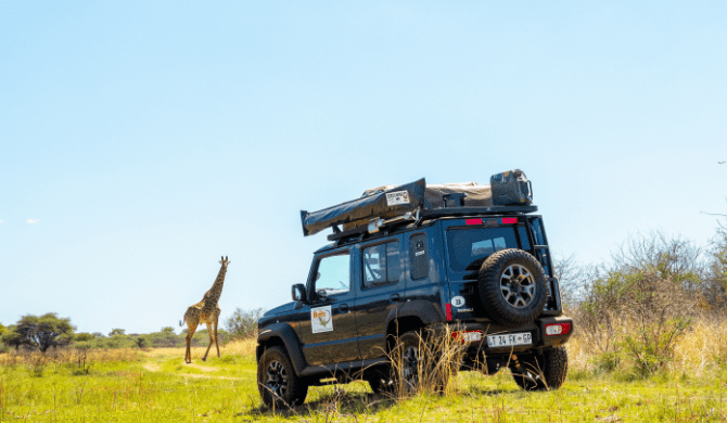 Ga op camperreis door Zuid-Afrika en Namibië in de Jimny van Britz