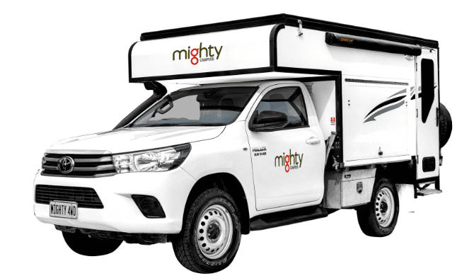 Ga op camperreis door Australië in de Mighty 4WD camper