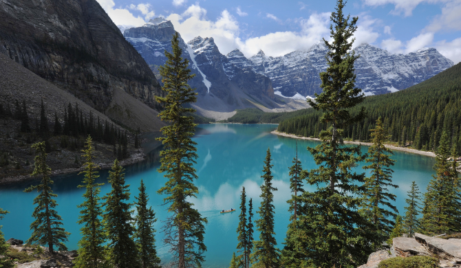 Bezoek Lake Louise tijdens een camperreis door Canada vanuit Calgary